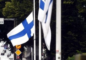 Finlandiya polisi Türkiye karşıtı gösteri sırasında Erdoğan kuklasını kaldırdı