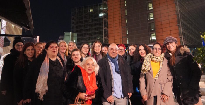 Kıbrıslı 50 kadın Brüksel’de