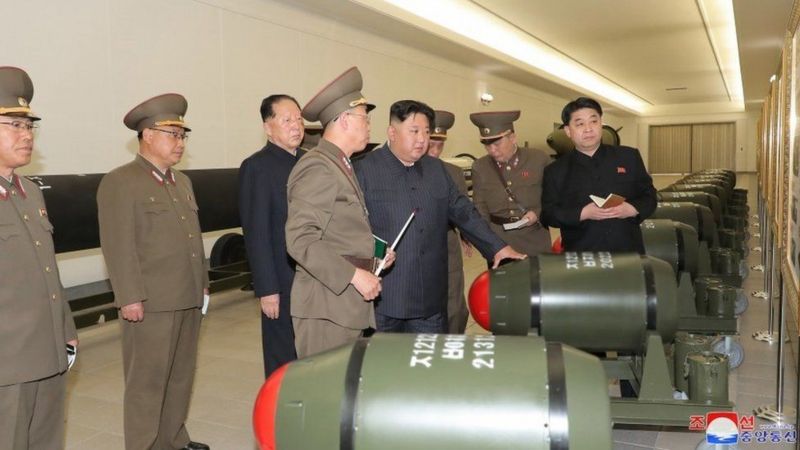 Kuzey Kore ‘taktik nükleer silahlarının kanıtı’ olduğunu iddia ettiği fotoğraflar yayımladı