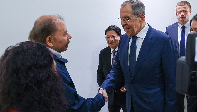 Nikaragua lideri Ortega’dan, Lavrov’un ziyareti sırasında AB’ye ‘sömürgecilik’ tepkisi