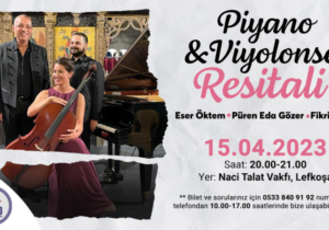Mülteciler yararına Cello & Piano Recital şöleni düzenleniyor