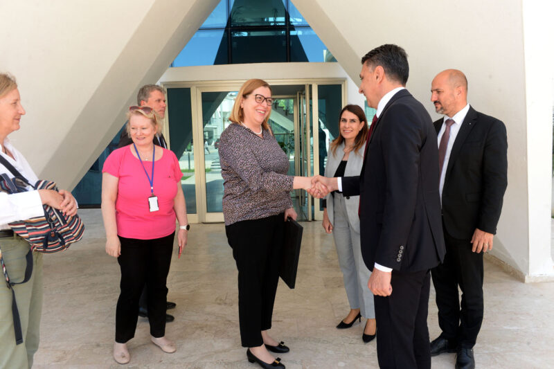 Avrupa Birliği yetkilileri Gönyeli-Alayköy Belediyesini ziyaret etti