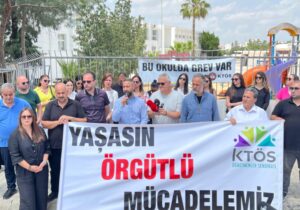KTÖS 13 okulda grev yaptı