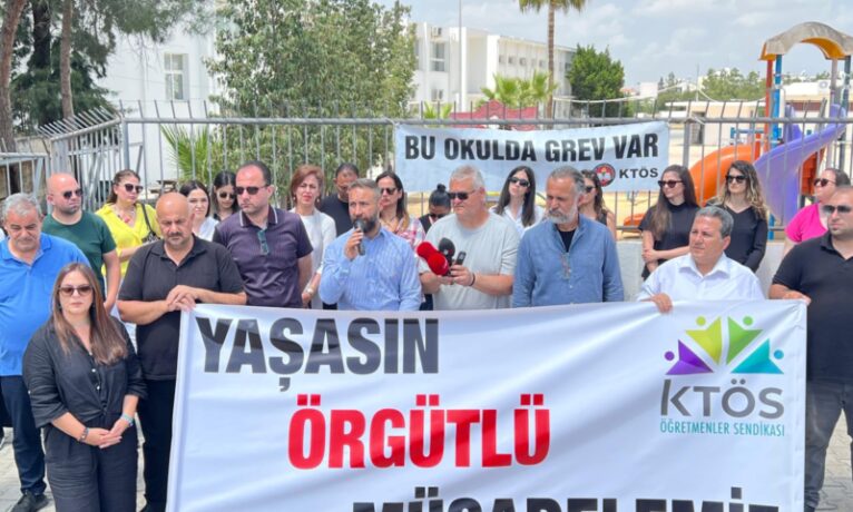 KTÖS 13 okulda grev yaptı