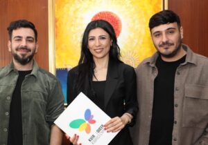 Fazilet Özdenefe, Kuir Kıbrıs Derneği temsilcilerini kabul etti