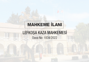 MAHKEME İLANI