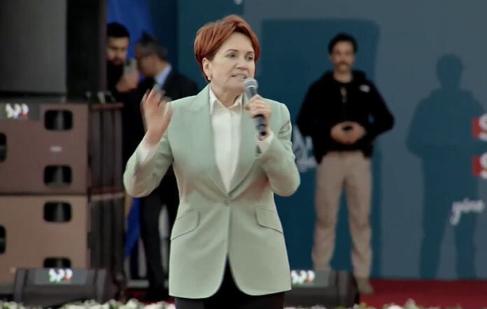 Meral Akşener, Ali Yeşildağ’ın 1 milyar dolarlık vurgun iddiasını sordu; meydan ‘Hırsız Tayyip’ sloganlarıyla inledi