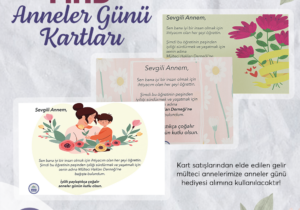 Geliri mülteci anneler yararına kullanılacak kartlar satışa sunuldu