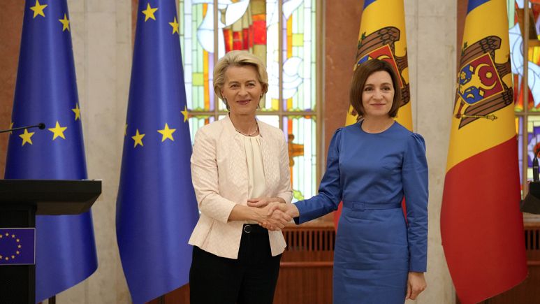 Avrupa Komisyonu Başkanı Leyen: Moldova’nın AB üyelik başvurusunda ‘büyük ilerleme’ kaydedildi