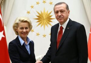 Erdoğan AB Komisyonu Başkanı Leyen ile görüştü