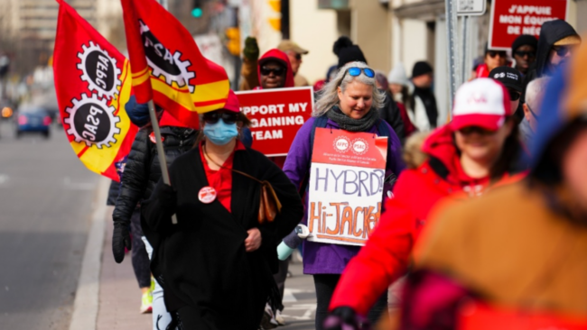 Kanada’da greve giden 155 binden fazla kamu emekçisi kazandı
