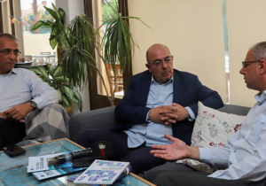 Özuslu, Kızılyürek ile buluştu: “Mücadele için önemli olan kulvar değil vizyondur”