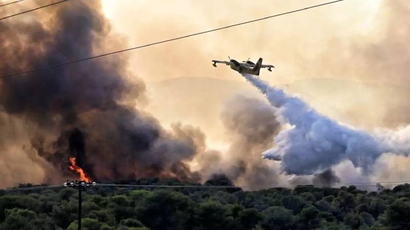 Türkiye, Yunanistan’a yangın söndürme uçağı gönderiyor