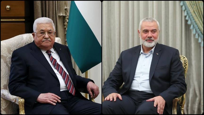 Filistin Devlet Başkanı Abbas ile Hamas lideri Heniyye ulusal çabaların birleştirilmesi konusunda anlaştı