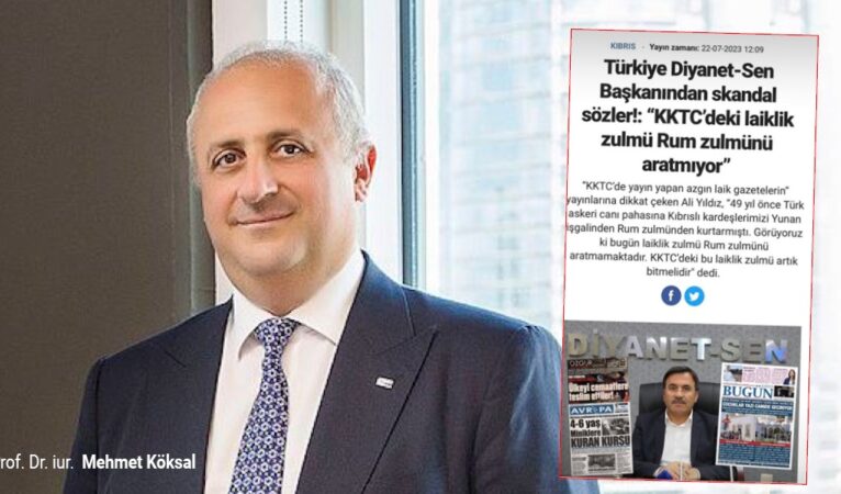 Hukuk profesörü Köksal, Bugün Kıbrıs için yazdı: “İslam’a bağlı bir düzen en başta kadınlar için zulüm olur”