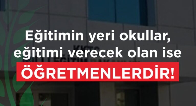 CTP’den ‘camilerde kurs’ açıklaması: “Eğitimin yeri okullardır, eğitim verecek kişiler de öğretmenlerdir!”