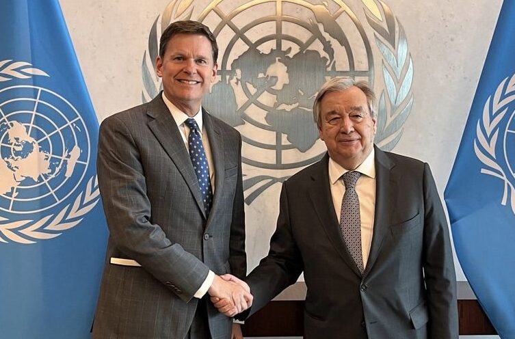 Guterres Stewart ile görüştü
