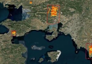 Yunanistan’da yangın söndürme çalışmaları devam ediyor
