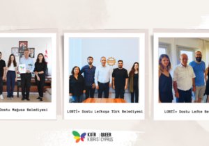 Kuir Kıbrıs Derneği, ‘LGBTİ+ Dostu Belediyeleri’ ziyaret etti