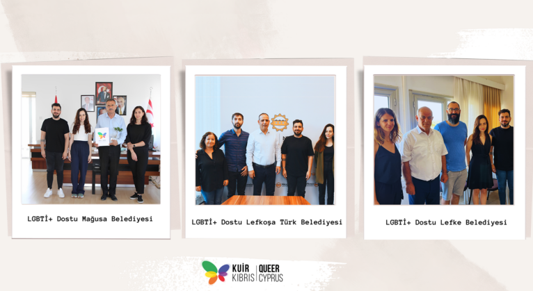Kuir Kıbrıs Derneği, ‘LGBTİ+ Dostu Belediyeleri’ ziyaret etti