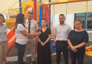 Acil Durum Hastanesi bahçesindeki çocuk parkına “Şampiyon Melekler Çocuk Parkı” ismi verildi