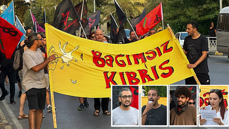 Lefkoşa’da emperyalizme ve işgallere karşı 14 Ağustos protestosu