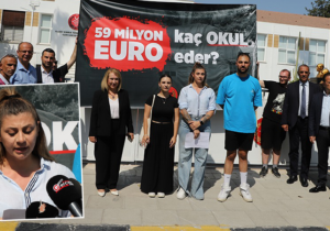 Gençler, Emrullah Turanlı’ya bağışlanan 59 milyon Euro ile kaç okul yapılabileceğini sordu