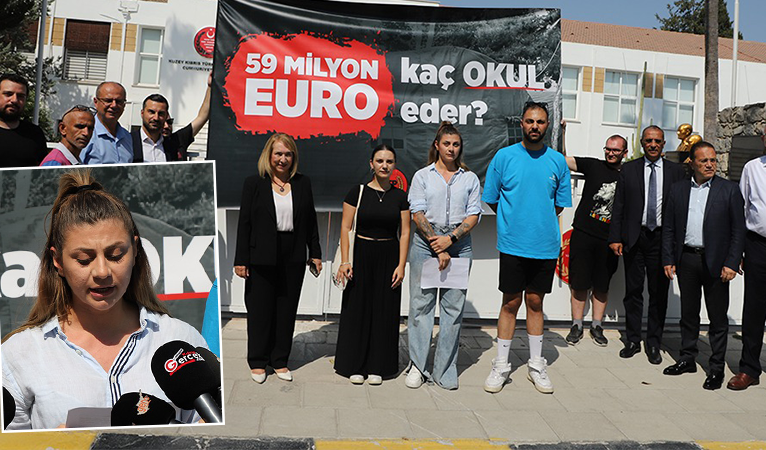 Gençler, Emrullah Turanlı’ya bağışlanan 59 milyon Euro ile kaç okul yapılabileceğini sordu