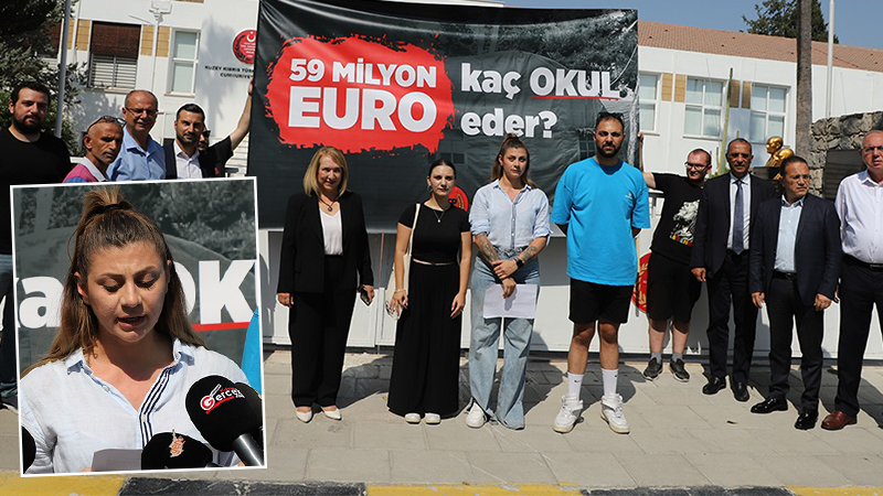 Gençler, Emrullah Turanlı’ya bağışlanan 59 milyon Euro ile kaç okul yapılabileceğini sordu
