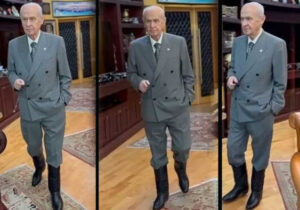 Bahçeli çizmeleri çekerek verdiği Kıbrıs mesajını Zeki Müren şarkısıyla paylaştı