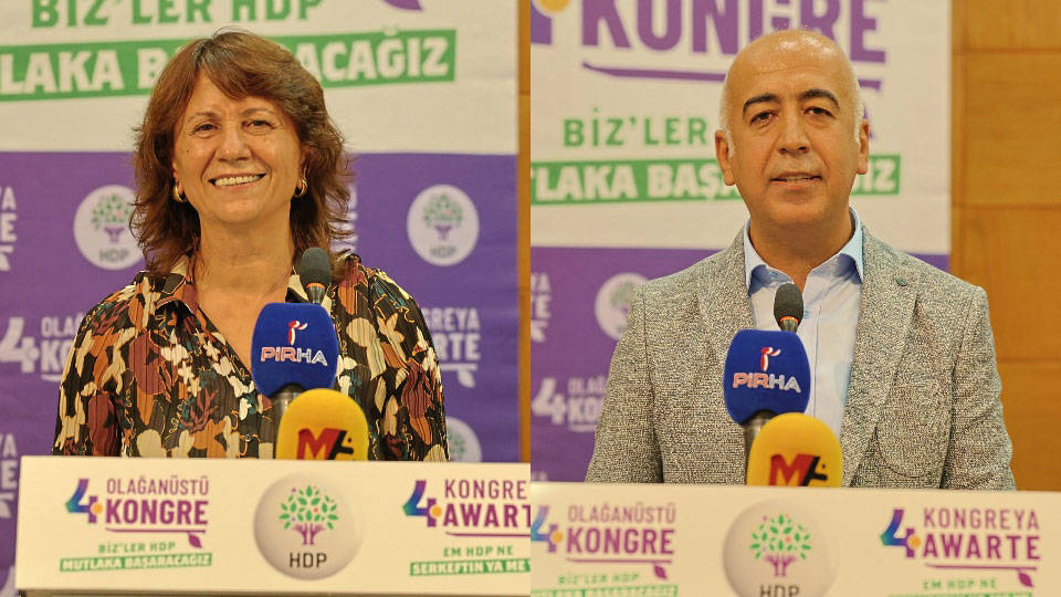 HDP’de yeni eş genel başkanlar belli oldu