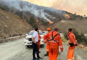 Limasol orman yangını hala sürüyor: Kundaklama şüphesi var