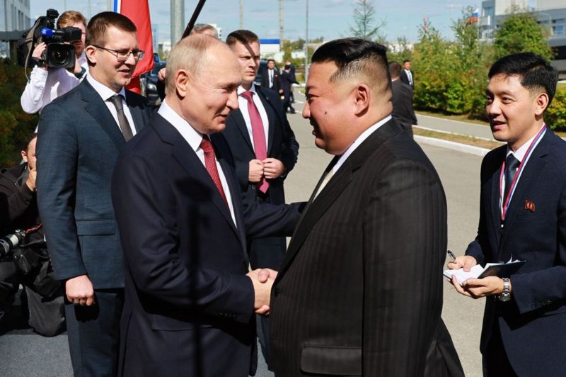 Kuzey Kore lideri Kim Jong Un, Rusya’da Putin’le görüşüyor