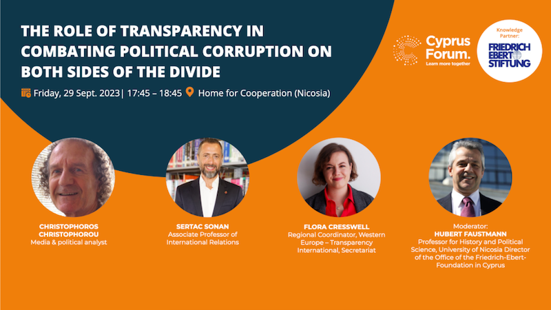 Kıbrıs’taki hükümetlerin yolsuzlukları bu panelde tartışılacak