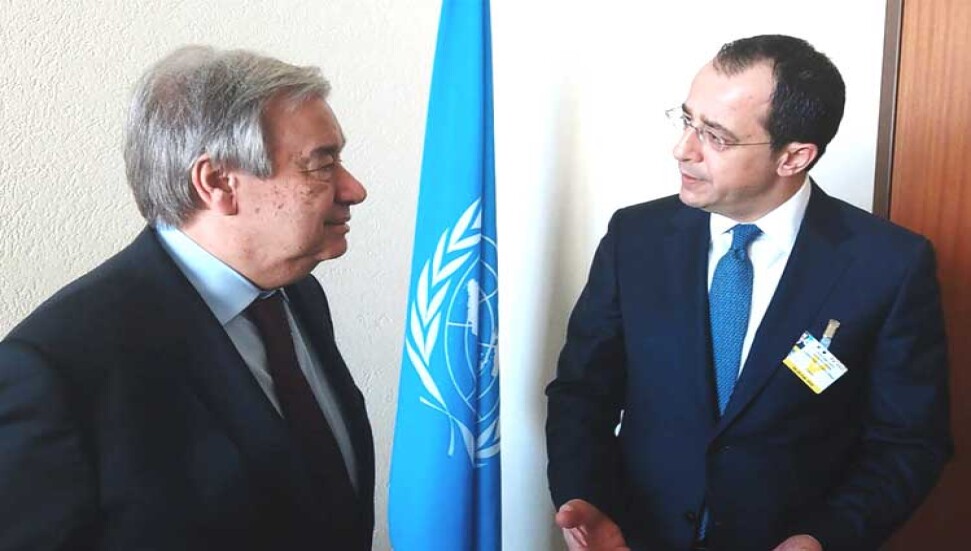 Hristodoulidis: “BM Genel Sekreteri ile aynı çizgideyiz”