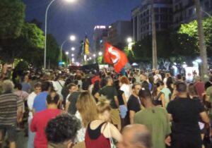 Faşist saldırılara karşı yurttaşlar Limasol’da sokağa indi