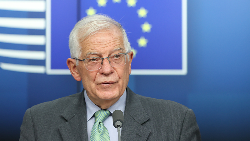 AB Dış İlişkiler ve Güvenlik Politikası Yüksek Temsilcisi Borrell: “İsrail, kendini savunma hakkını uluslararası insani hukuka göre yapmalı”