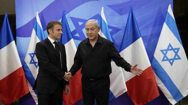 Macron ve Netanyahu’dan ortak açıklama: IŞİD’e karşı savaşan koalisyon Hamas’a karşı da savaşsın