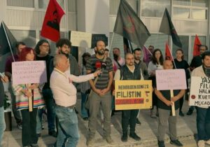 Amerikan Temsilciliği önünde ortak eylem: “Filistin halkının yanındayız!”