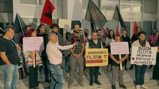 Amerikan Temsilciliği önünde ortak eylem: “Filistin halkının yanındayız!”