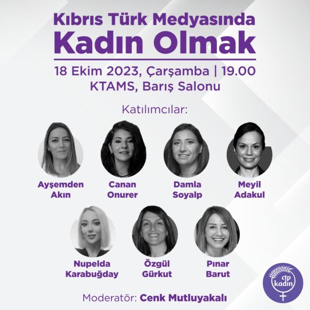CTP Kadın Örgütü’nden “Kıbrıs Türk Medyasında Kadın Olmak” paneli