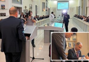 Kudret Özersay, Azerbaycan’da konferans verdi