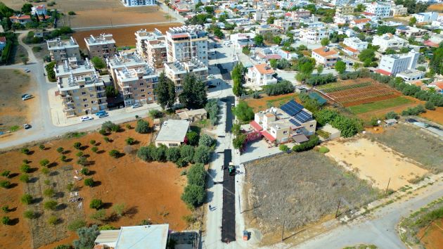Mağusa’da asfaltlama çalışmaları hız kesmeden devam ediyor