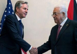 ABD Dışişleri Bakanı, Filistin lideri Başkanı Mahmud Abbas ile görüştü