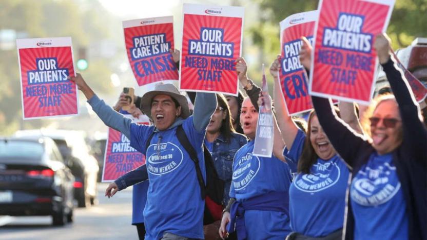 ABD’li sağlık şirketinde 75 bine yakın işçi greve çıktı