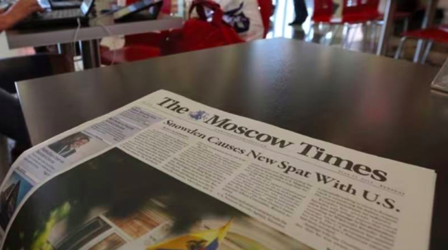 Rusya, ülkenin en ünlü İngilizce yayınlarından Moscow Times’ı “yabancı ajan” ilan etti