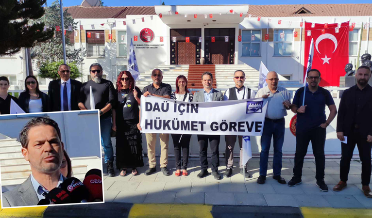 DAÜ-SEN Meclis önünde