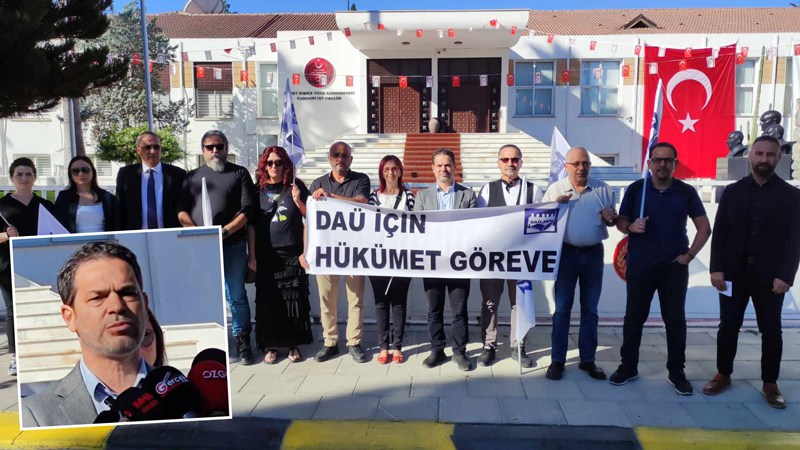 DAÜ-SEN Meclis önünde