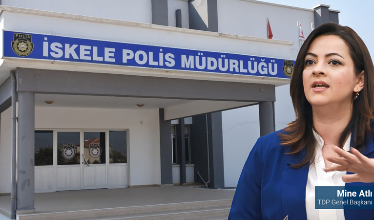 Mine Atlı, İskele Karakolu’nun kadına yönelik şiddet olaylarına kayıtsız kalmasına tepki gösterdi