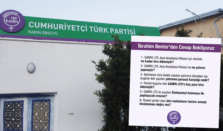 CTP’li kadınlardan Benter’e sorular